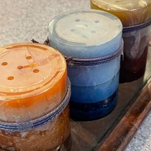 CANDLES DECORATIVE/SET OF 3